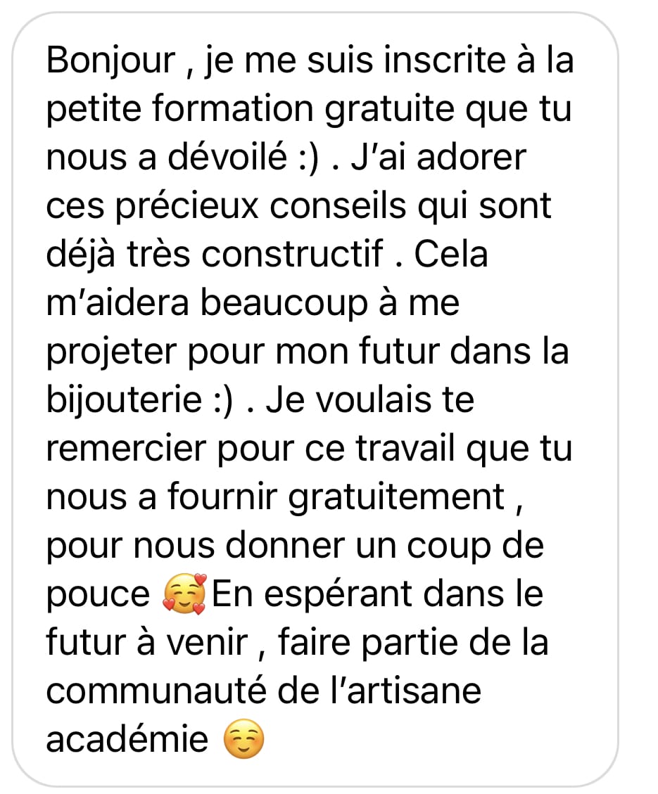 Avis sur la formation gratuite Artisane Académie